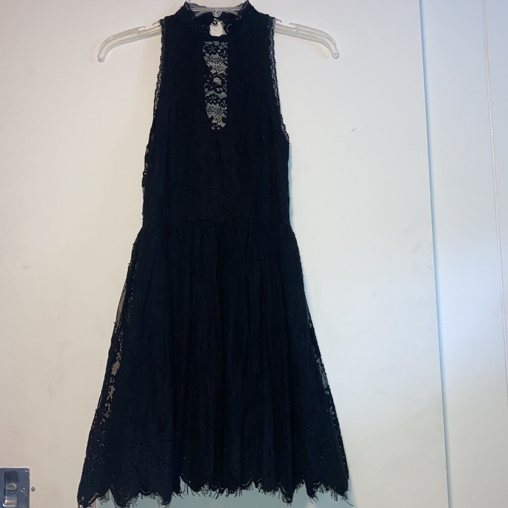Free People black lace dress